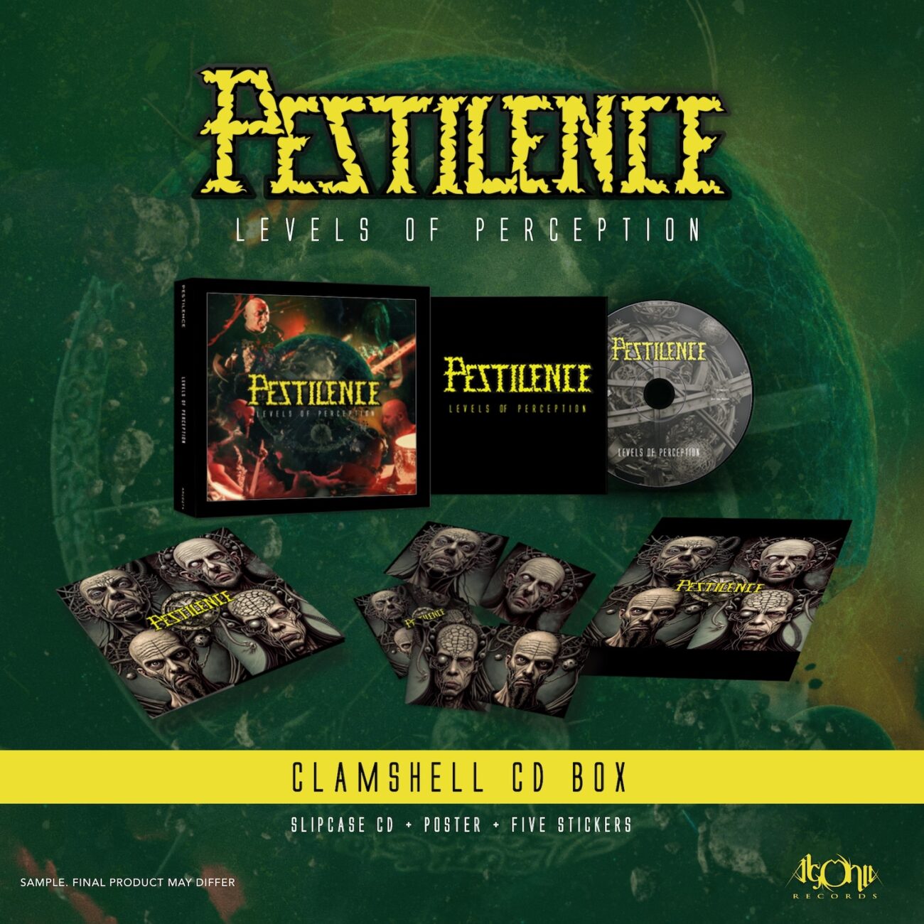 Pestilence - Levels of Perception. CD Box Set. Only 1000 worldwide!